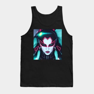 Cyberpunk Hotties (28) - Beautiful Sci fi Women Tank Top